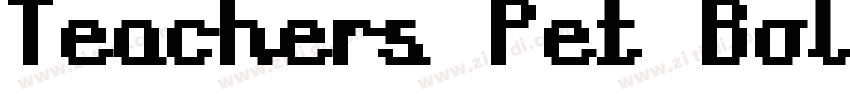 Teachers Pet Bold字体转换